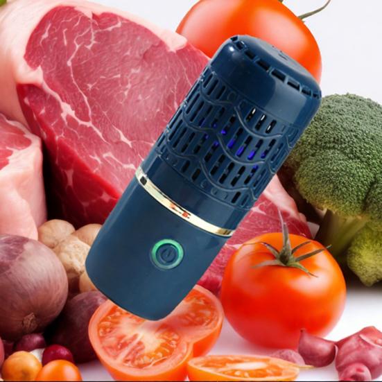 Fruit And Vegetable Cleaner, Portable Produce Purifier with Hydrolytic Technology, Waterproof Capsule Food Washer for Meat Seafood
