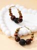 1 Pair Women's Fashion Hoop Earrings, Suitable For Daily, Vacation And Gift