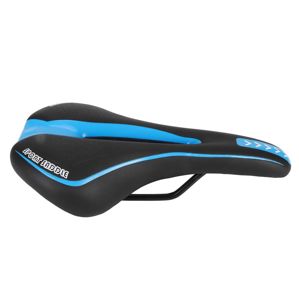 Náhradní sedlo na kolo Univerzální Černé a modré Ergonomické Pohodlné sedlo na kolo pro silniční kola Skládací kola
