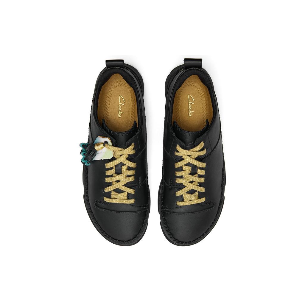 Clarks Trigenic Series Comfortable Three-Part Sole Low-Top Casual Shoes Men sneakers Black Gold 261876357