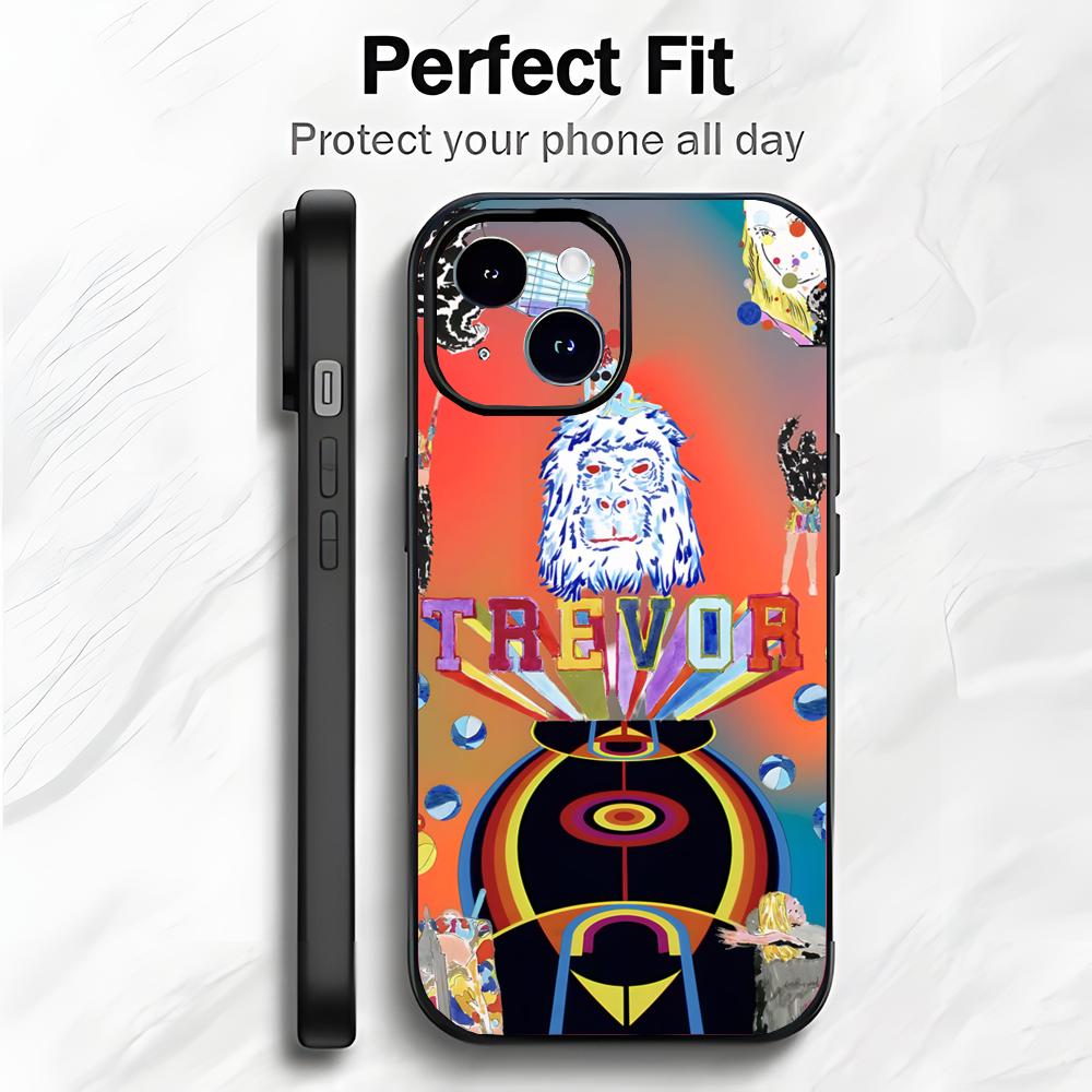 Psychedelic Australian Band T-Tame Impala Phone Case Phone Case Soft Packaging Lightweight For iPhone17 16 15 14 13ProMax
