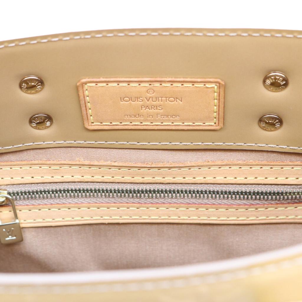 LOUIS VUITTON 2004 M91334 Verni Noisette Reed PM Handbag Handbag Noisette (beige)Used
