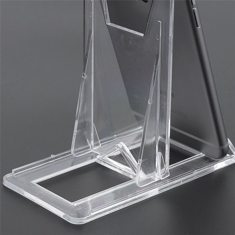 AEE4-30Pcs Tray Rack Clear Stand Frame Holder Stand Plastic Clear Plates Holder Metal Brackets Clear Display Shelf