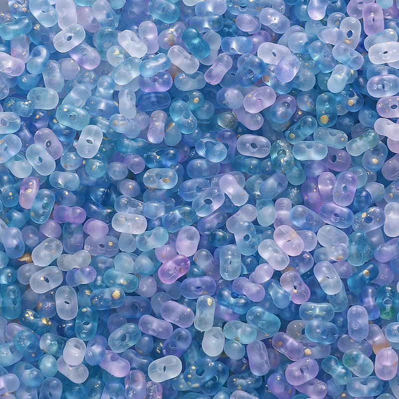 

220Pcs Acrylic Peanut Beads For DIY Necklace Bracelet Earrings Jewelry Making Craft Accessories синий/глубокий