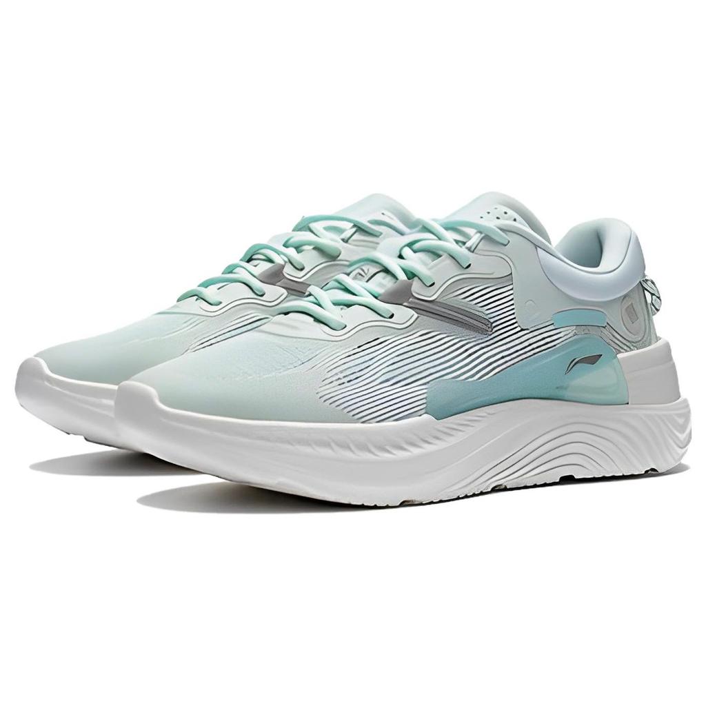 Li-Ning Starfire Lite Non-Slip Wear-Resistant Low-Top Sports Casual Shoes Women Sneakers Blue AGLT102-1