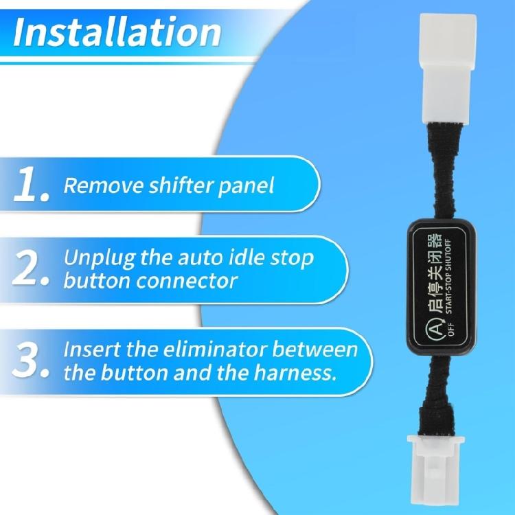 Automatisches Start-Stopp-System Motor Aus Gerät Steuerung Sensor Stecker Stopp Abbrechen Automobil Motor Teile