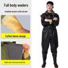 PVC Full Body Fishing Waders - Thickened One-Piece Wading Pants for Fishing and Lotus Root Digging