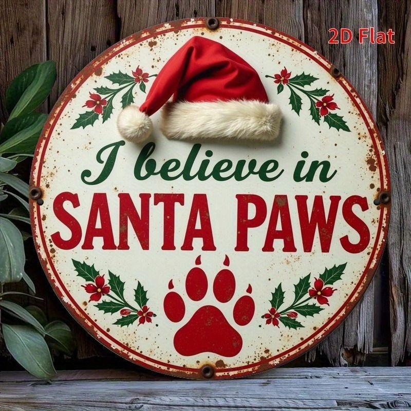 2D Flat Hanging Decorative Metal Sign Hand Painted Art