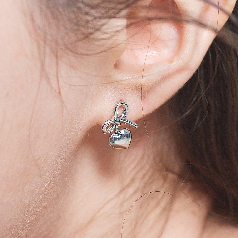 Cherry Ribbon Earrings