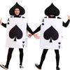 Halloween New Arrival Funny Cosplay Poker Jumpsuit Costume For Parties