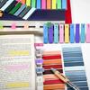 2000-4200Pcs Index Tabs with Binder Ruler Sticky Note Colorful Index Labels for Planner Notebook Calendar Laptop