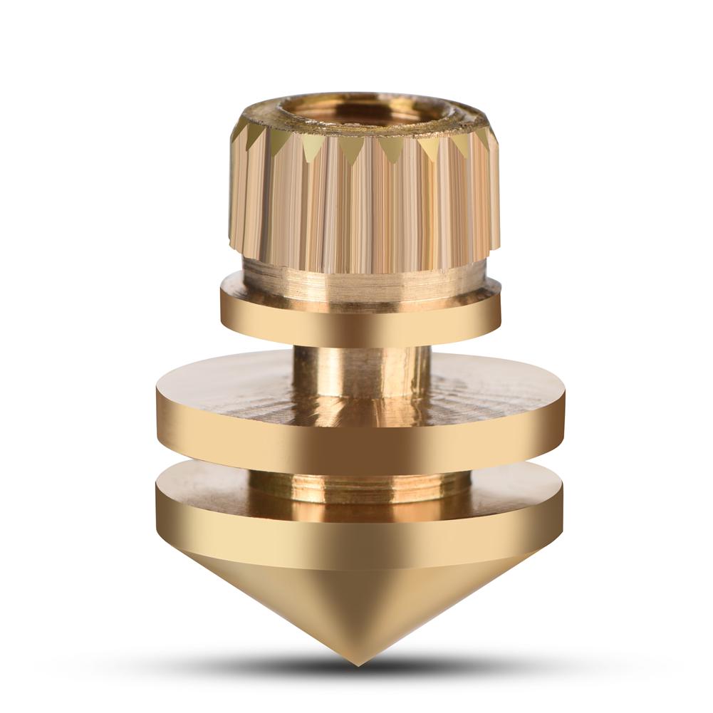 8 Stück Kupfer Lautsprecher Aufhängungsspikes Isolationsständer Fuß Basis Pad