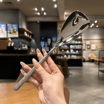 1PC Small Spatula Stainless Steel Hammer Spoon Colander Household Hotel Public Complementary Food Shovel Cooking Tool