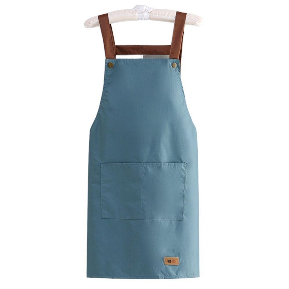 1Pcs with Pockets Kitchen Cooking Apron Waterproof Work Uniform  for Hotel Resturant Coffee Shop