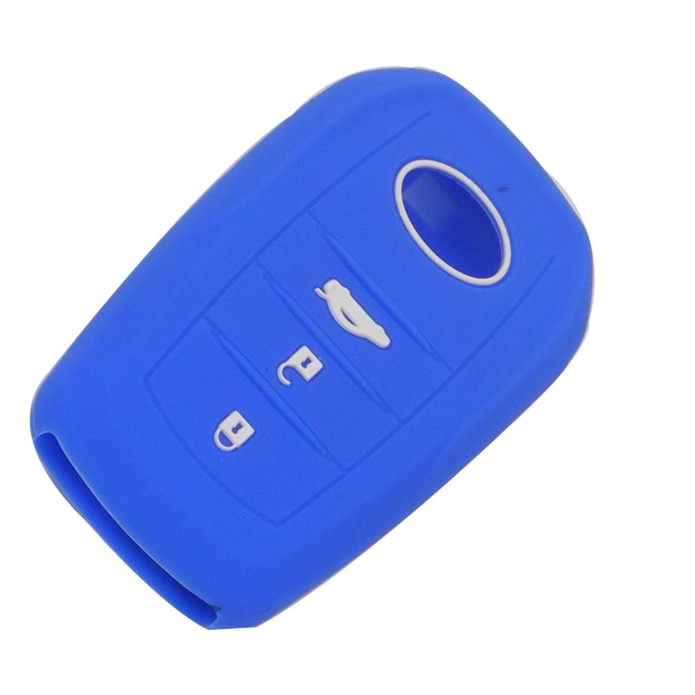 jingyuqin 3 Buttons Remote Car-Styling Silicone Key Holder Shell Case Cover Case For Toyota Corolla Camry RAV4 2014 2015