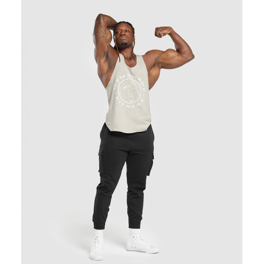 Gymshark Legacy Stringer Pebble Grey A5a3a Gb7p