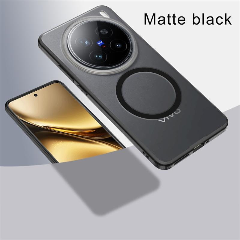 Magnetic Case For Vivo X200 Pro Case For MagSafe Transparent Phone Cover For Vivo X200Pro Mini Protect Shell Shockproof Bumper
