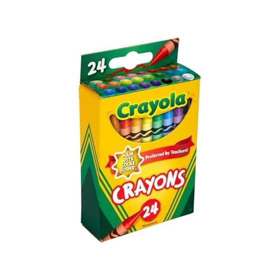 Crayola Crayon 24 Colors Genuine 523024