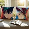 T-The Summer Hikaru Dieds H-Hikaru Y-Yoshiki Cushion Cover Pillowcase Short Plush Invisible Zipper Room Sofa Cushion Cover