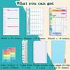 6-Hole Loose-Leaf Binder Refill Paper: Inner Pages for Notebook, Planner, Budget Book