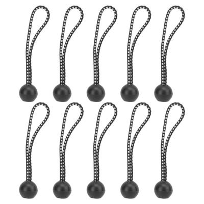 10 stuks Tentclip Vaste Balklem Bal Bungee Koorden met Elastisch Koord voor LuifeltentZwart en