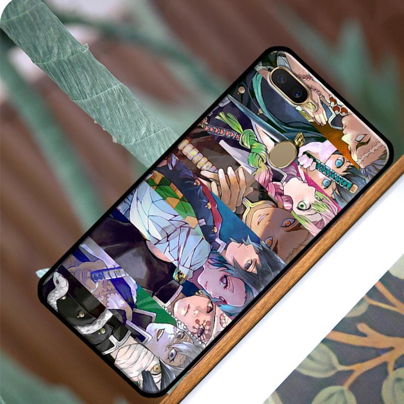 Demon Slayer Kimetsu No Yaiba Anime Case For OPPO A83 A91 A93 A1K A15 A3S A54 A74 A94 A5 A9 A31 A53 A52 A72 A53S Back Cover