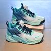 2025 New Boys Sneakers Children's Rotating Button Running Shoes Middle and Older Students Boys and Girls Basketball Shoes