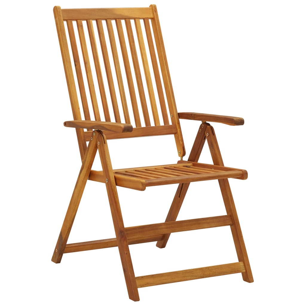 Garden Lounge Chairs 2 pcs. with Cushions Solid Acacia Wood