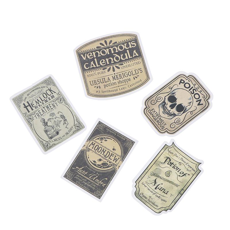 50Pcs Potion Label Cartoon Stickers Suitcase Guitar Laptop Skateboard Sticker