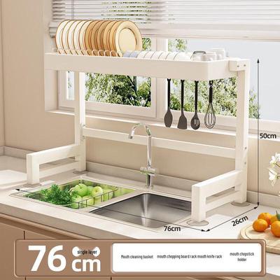 Foldable Kitchen Sink Countertop Dish Drying Rack