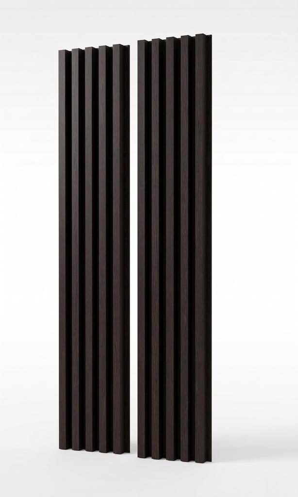 Acoustic Wall Panel Mebano PRO Wenge On Black Felt 2x 26,5x240 Cm