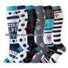 Cross-border Over-the-Knee Compression Yoga & Sport Socks Set