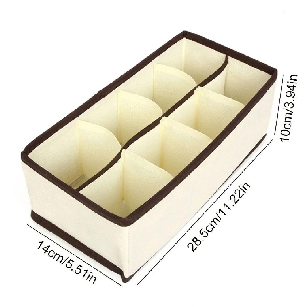 Underwear Socks Organizer Bra Pants Scarf Tie Storage Box Wardrobe Drawer Organizers Foldable Case For Underwear Organizer