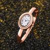 New Style Bathtub Bracelet Small Dial Exquisite and Unique Light Luxury Women's High-end Roman Numerals Oval Quartz Watch