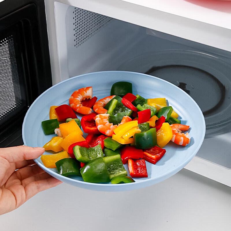 ZISIZ Disposable Round Food Plates