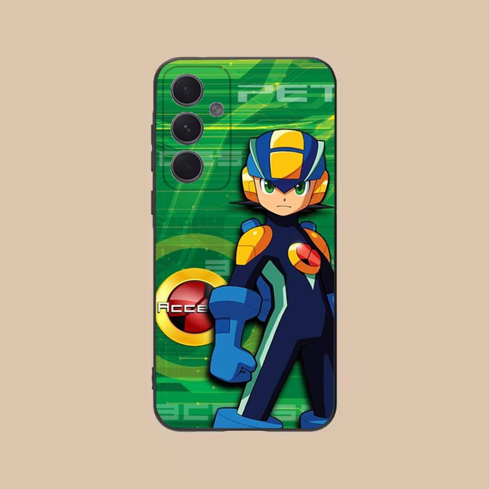 M-Mega Man S-Star Force Phone Case For Samsung S25,24,21,22,23,20,S30,Ultra,Plus, Fe,5G Silicone Cover