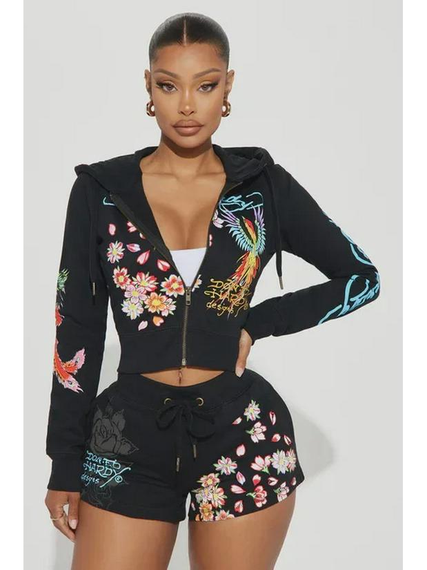 XH903 European & American Women's Fashion Print Suit - 2024 Spring/Summer Collection