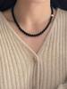 Oar Vintage Mood Onyx & Pearl Necklace