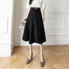 Estate Autunno Moda Pendolari Donna Gonna a pieghe Gonne formali a vita alta Abbigliamento donna
