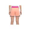 Nike Fly Crossover Embroidered Logo Colorblock Drawstring Sports Shorts Women Bottoms Pink DH7326-824