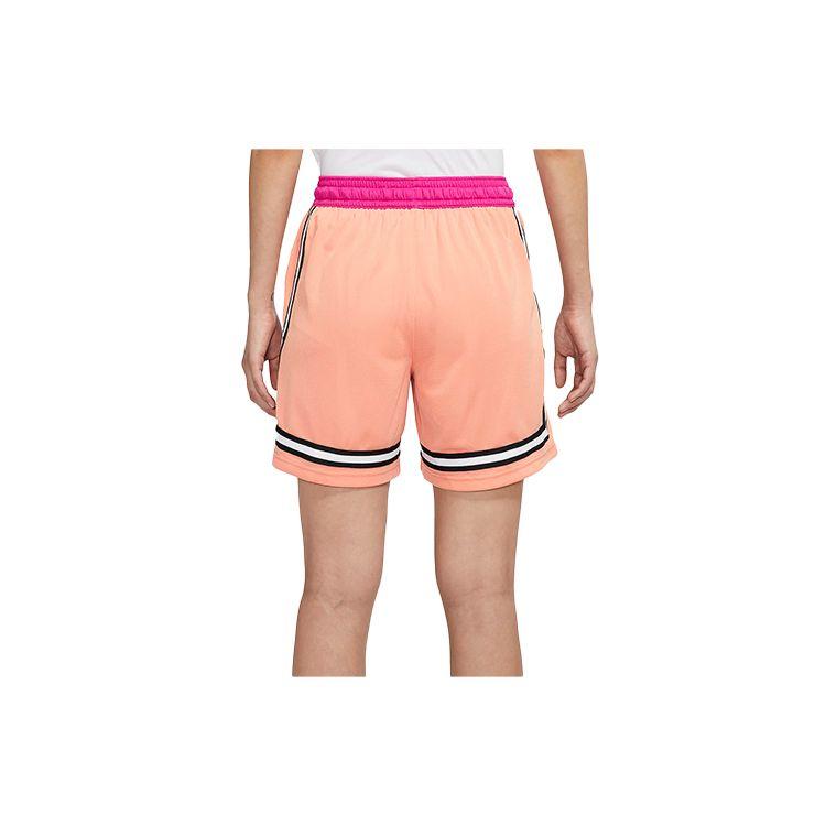 Nike Fly Crossover Embroidered Logo Colorblock Drawstring Sports Shorts Women Bottoms Pink DH7326-824