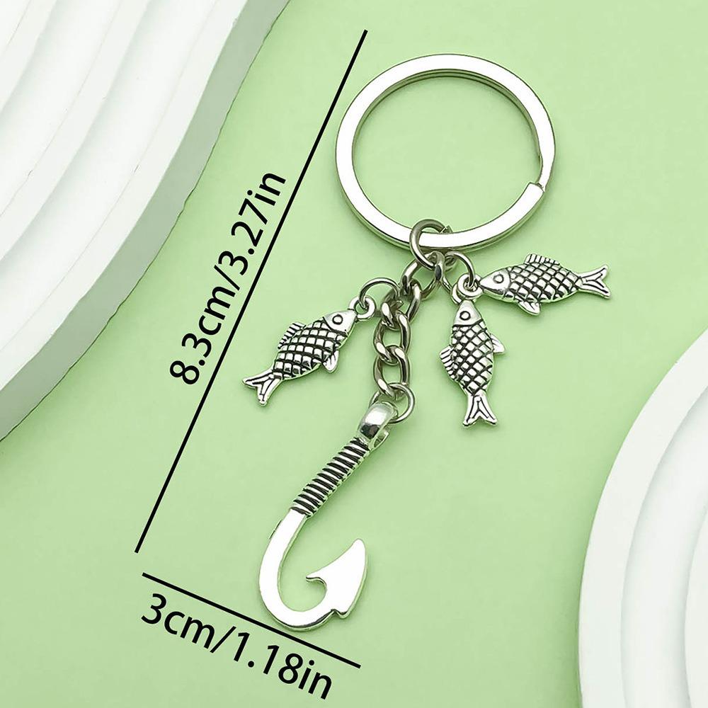 Creative Alloy Seashell and Pearl Keychain Pendant