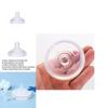Transparent Silicone Wide Neck Nipple Fits Real Feel Bottles