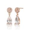 ELLE Jewelry 14K GF Water Drop Cubic Drop Earrings ELGPEE566