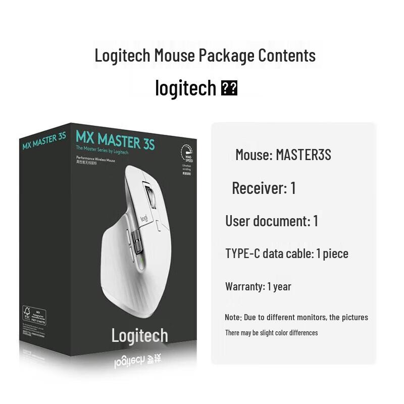 Logitech MX Master 3S Advanced Wireless Mouse