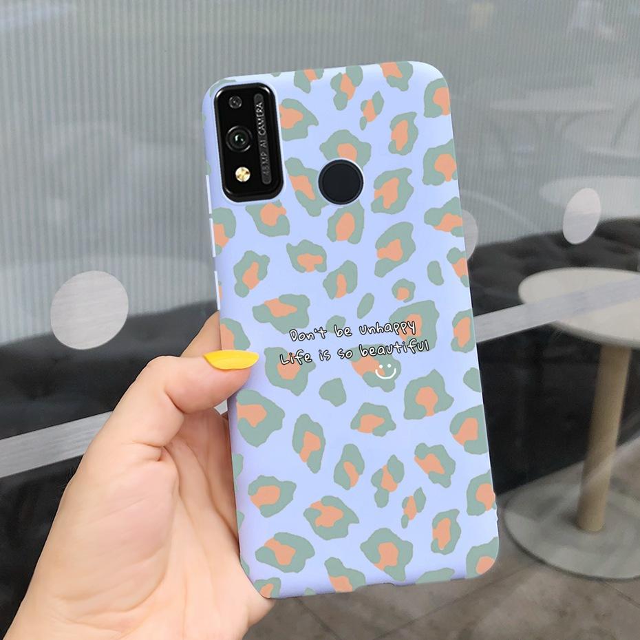 For Honor 9X Lite JSN-L21 Phone Case Honor 9X STK-LX1 Lovely Printing Macaroon Silicone Soft Cases Cover For Honor9X 9 X Lite