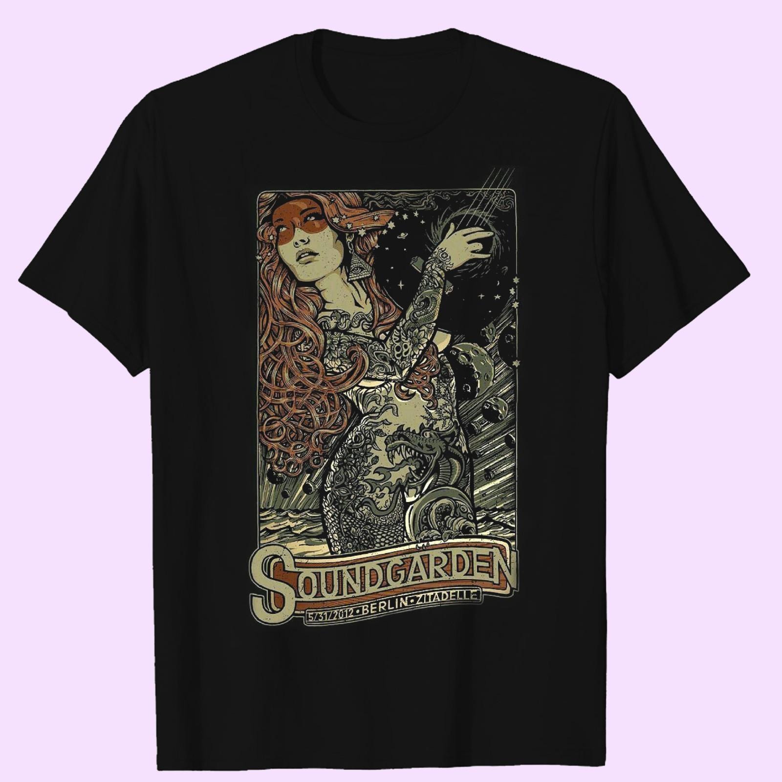Soundgarden inside the rock Gift For Fans Unisex All Size Shirt S разноцветный
