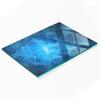Decorative Glass Kitchen Cutting Board Blue Lines 80X52 Cm