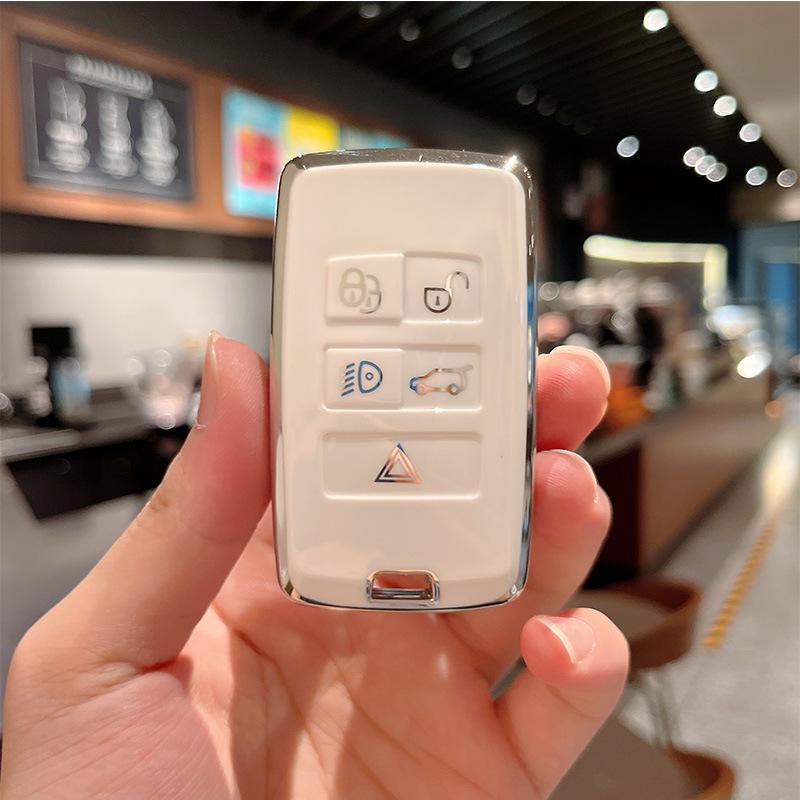 Premium Jaguar Key Case for XEL, XFL, F-Pace, I-Pace, F-Type, and XJ