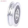 Stainless steel HMA88-10*30*8mm U Groove Bearing Pulley Non-Standard Concave Wheel Guide Wheel For 5mm Diameter Wire Pope/Track